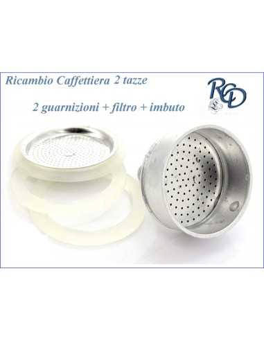 RICAMBIO CAFFFETIERA 2 TZ GUA.+ FILTRO