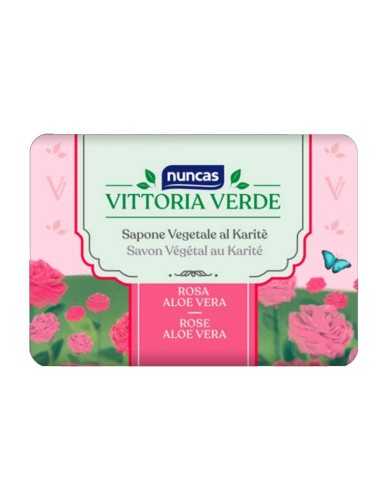 VITTORIA VERDE SAPONI CREMOSI E PRATICI ROSA E ALOE VERA