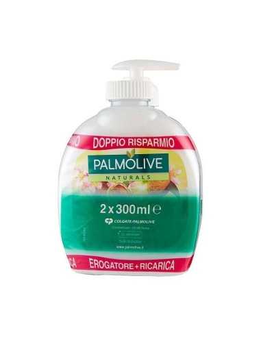 PALMOLIVE SAPONE MANI COPPIA CON RICARICA MANDORLA