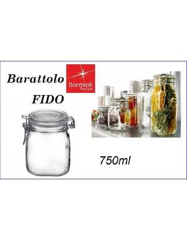 BARATTOLO ERMETICO VETRO 750 ML