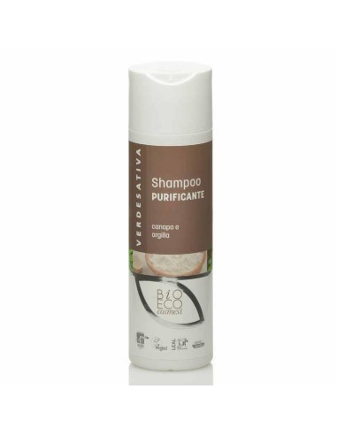 VERDESATIVA SHAMPOO BIO PURIFICANTE CANAPA E ARGILLA BIANCA 