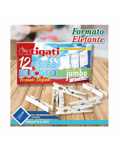 FATIGATI MOLLETTE BUCATO JUMBO SCATOLATA