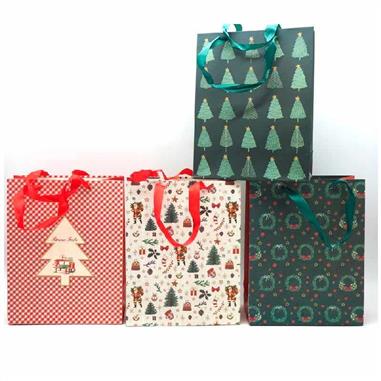 BUSTA REGALO NATALE CREARE 25 X 34 X 8.5 CM