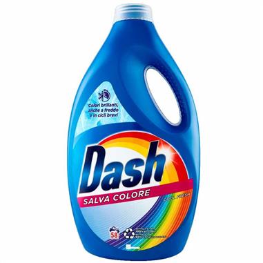 DASH LIQUIDO LAVAVATRICE COLORE 58 LAVAGGI 3 LT