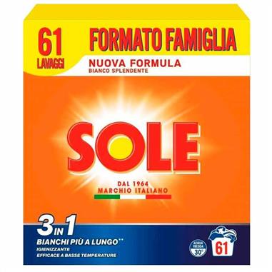 SOLE LAVATRICE IN POLVERE CLASSICO 3 IN 1 LAVAGGI 61