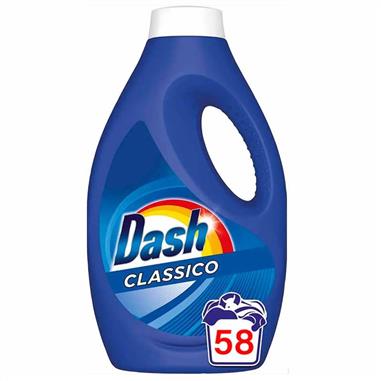 DASH LIQUIDO LAVAVATRICE CLASSICO 58 LAVAGGI 3 LT