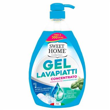 SWEET HOME GEL LAVAPIATTI SALVIA E BICARBONATO 1 LITRO