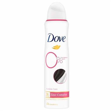 DOVE DEODORANTE SPRAY 0 ALLUMINIO INVISIBLE CARE 150 ML ROSA